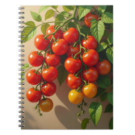 Tomato Plant Gardening Themed Summer Vibes ノートブック