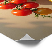 Tomato Plant Gardening Themed Summer Vibes ポスター (角)