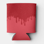 Tomato Red Drip Can Cooler – Customizable 缶クーラー (正面)
