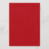 Tomato Red Drip Top Falt Menu Card – Customizable メニュー (裏面)