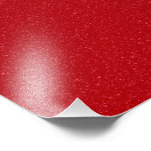 Tomato Red Noise Texture Poster – Customizable フォトプリント (角)