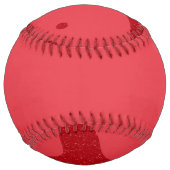 Tomato Red Patterned Custom Softball ソフトボール (裏面)