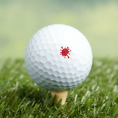Tomato Red Splash Custom Golf Ball ゴルフボール (インサイチュ 木)