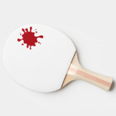 Tomato Red Splash Custom Ping-Pong Paddle 卓球ラケット (横)