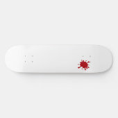 Tomato Red Splatter Custom Skateboard スケートボード (横)