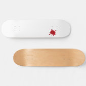 Tomato Red Splatter Custom Skateboard スケートボード (横)