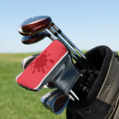 Tomato-Red Splatter Putter Head Cover – Customize ゴルフヘッドカバー (インサイチュ)