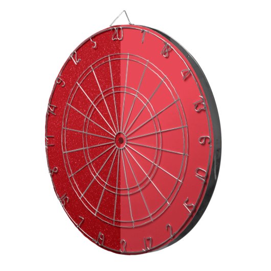 Tomato Red Split Dartboard – Customizable ダーツボード (正面右)
