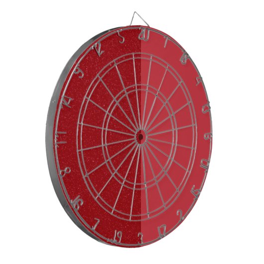 Tomato Red Split Dartboard – Customizable ダーツボード (正面左)