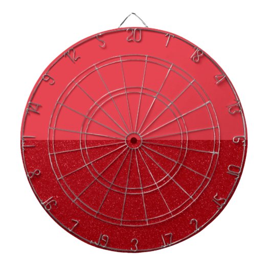 Tomato Red Split Textured Dartboard – Customizable ダーツボード (正面)