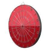 Tomato Red Split Textured Dartboard – Customizable ダーツボード (正面右)