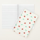 Tomato Ribbon Dot Ivory ノートブック (内側)