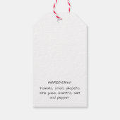 Tomato Salsa label ギフトタグ (裏面)