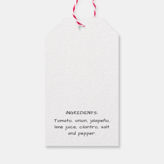 Tomato Salsa label ギフトタグ (裏面)