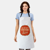 Tomato Sauce エプロン (着用した状態)