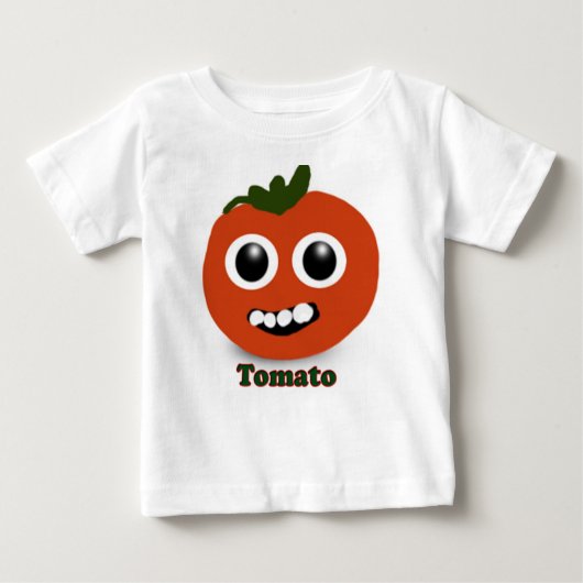 tomato shirt ベビーTシャツ (正面)