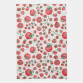 Tomato Watercolor キッチンタオル (縦)