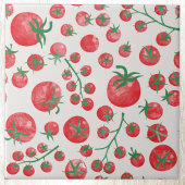 Tomato Watercolor Pattern タイル