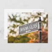 Tomb of the Unknown Soldier Sign ポストカード (正面/裏面)