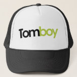 Tomboyマガジンのロゴトラック運転手キャップ キャップ<br><div class="desc">Tomboy Magazineのロゴハットで声明を出す。</div>