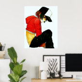 Tomboy (赤)ポスター ポスター (ホームオフィス)