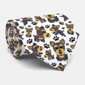 Tomboy Toy Yorkie Yorkshire Terrier Pet Puppy Dog ネクタイ (ロール)