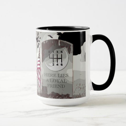 TOMBSTONE – マニュアルマグ マグカップ (右)