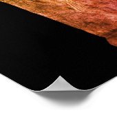 Tombstone Halloweenの笑いスケルトン ポスター (角)