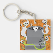 Tombstone Keychainの幽霊 キーホルダー (正面)
