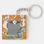 Tombstone Keychainの幽霊 キーホルダー (裏面)
