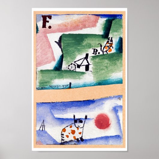 Tomcat's Turf, Paul Klee ポスター (正面)