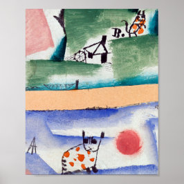 Tomcat's Turf : Paul Klee 1919 ポスター