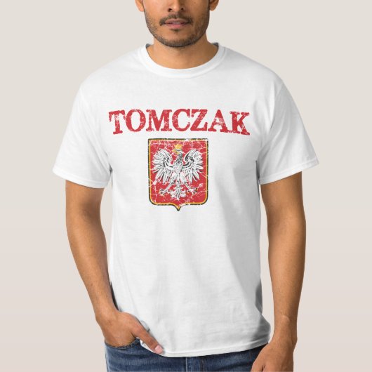 Tomczakの姓 Tシャツ (正面)