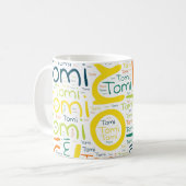Tomi コーヒーマグカップ (正面左)