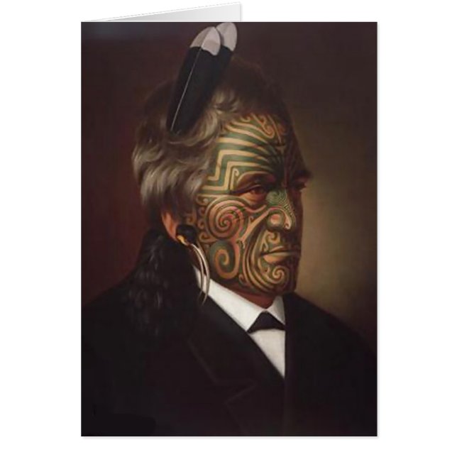 「Tomika Te Mutu」-ゴットフリードLindauerカード (正面)