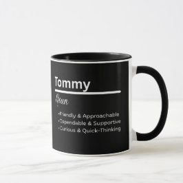 Tommy Boyネームデフィニション パーソナライズドマグ マグカップ