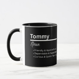 Tommy Boy Name Definition Personalized Mug マグカップ