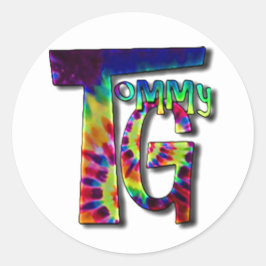 Tommy G Stickers ラウンドシール