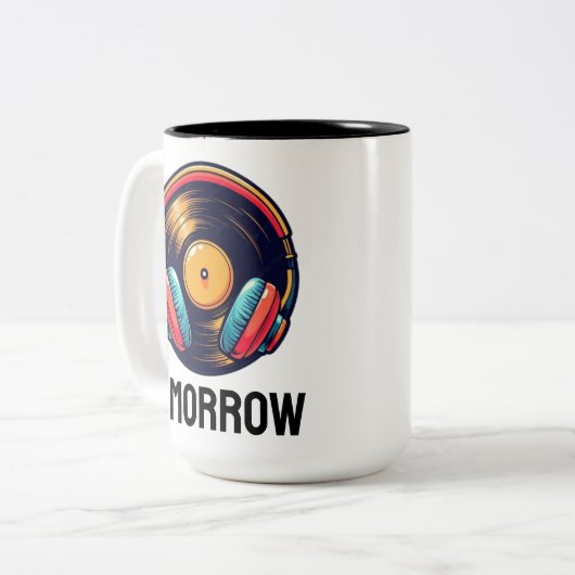 tomorrow ツートーンマグカップ (正面左)