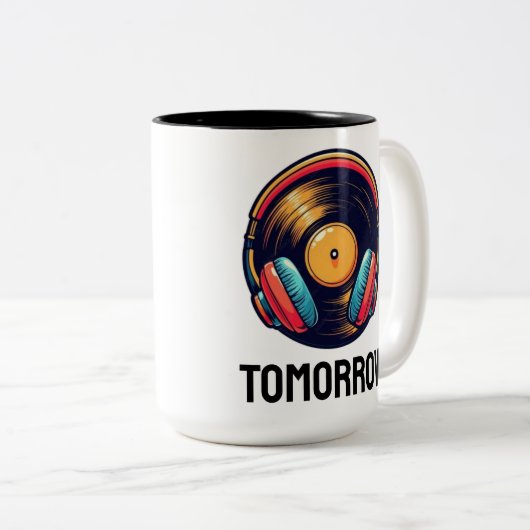 tomorrow ツートーンマグカップ (正面右)