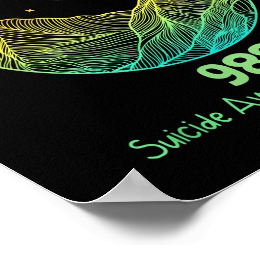 Tomorrow Needs You 988 Suicide Prevention Awarenes ポスター (角)