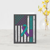 Tomorrow Needs You Suicide Prevention Awareness Me カード (黄色い花)