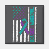 Tomorrow Needs You Suicide Prevention Awareness Me マグネット (正面)