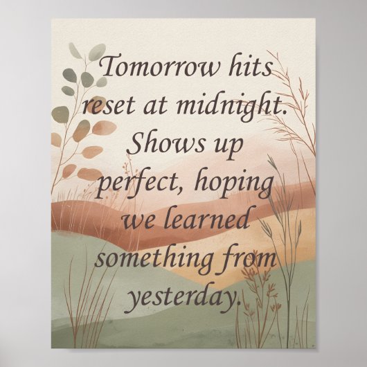 Tomorrows ポスター (正面)