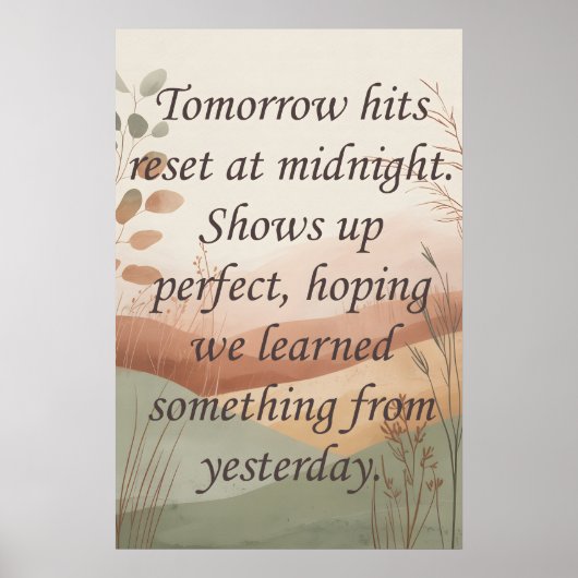 Tomorrows ポスター (正面)