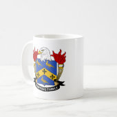 Tompkinsの家紋 コーヒーマグカップ (正面左)