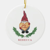 Tomtenのクリスマスのオーナメント セラミックオーナメント (正面)