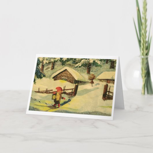 Tomtenのクリスマスカード シーズンカード (正面)