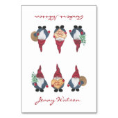 Tomtenはテーブルカードを折りました テーブルナンバー (正面)