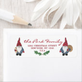 Tomten差出人住所ラベル ラベル (インサイチュ)